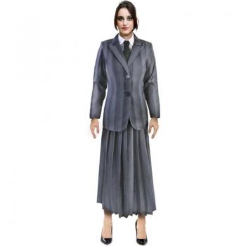 Disfraz de Miércoles Addams Escolar Gótico