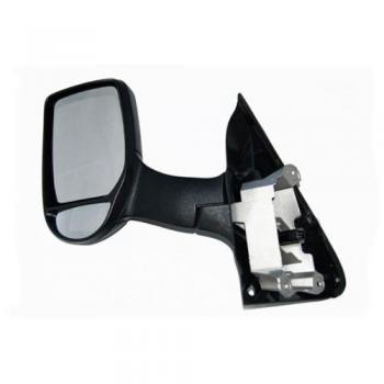 Espejo retrovisor exterior eléctrico corto izquierdo Magneti Marelli 182203227270, negro rugoso, calefactable y convexo