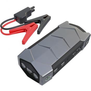 Extralink JUMP MAX7 Batería de Arranque para Coches 400 A, Jump Starter 10000 mAh, Amplificador de Batería de Coche, Powerbank, 3x LED, Linterna, Br