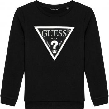 Sudadera Infantil Guess Regular Fit Negra para Niñas