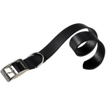 Ferplast Natural BK C20/43 - Collar para Perro, 35-43 cm/20 mm, Color Negro