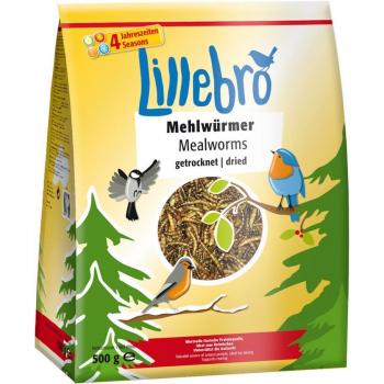 Lillebro Gusanos de la harina deshidratados - 10 x 500 g