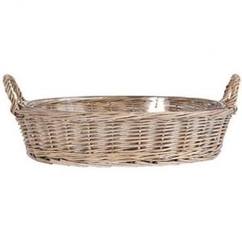 Lado mesa 27944 Joséphine-Bandeja ovalada, 41 x 27 x 14 35 x 24 x 12 cm, 2 unidades