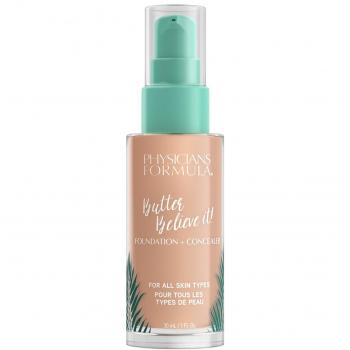 Physicians Formula Butter Believe It! 2-in-1 Cream Concealer and Foundation, Shade Light, 30ml