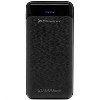 Phoenix Technologies - Batería Externa 20000mAh, Carga Rápida con 2 Puertos, Puerto Tipo C de Carga o Micro USB, Indicadores LED de Carga, Diseño Delgado…