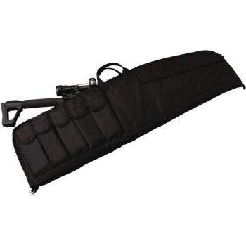 Uncle Mike's Tactical Rifle Case 52141 (43 Inch, Large, Black, Five Magazine Pouches)
