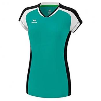 Erima Gandia Women's Short Sleeve T-Shirt - Green/Black/White