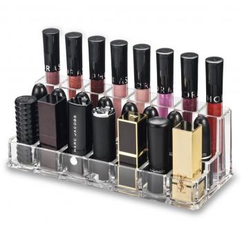 byAlegory Organizador de acrílico del maquillaje del labio