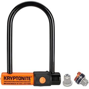 Kryptonite (002123/001652 ANTIRROBO U The Total Package (Messenger Mini + WheelNutz M9) (95x165) Candado, Calidad, x