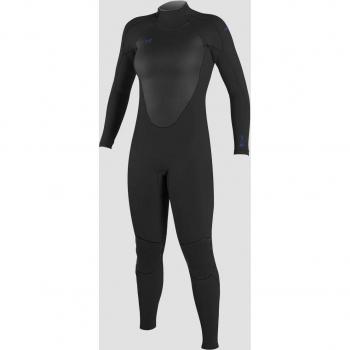 Oneill Wms Epic 4/3 Back Zip Full Traje de Neopreno para Mujer con Cremallera en la Espalda, Grosor 4/3 mm, Diseño Ergonómico, Aislamiento Térmico, Flex