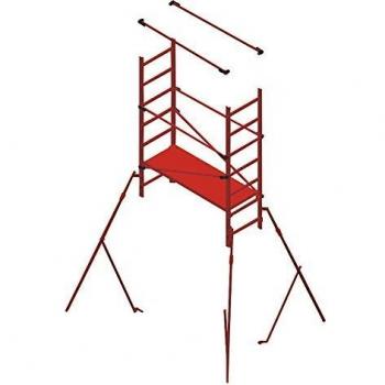 Prolunga Clac de Aluminio para Trabattello con Estabilizadores 143x51 cm H. 210 cm - Capacidad 150 kg