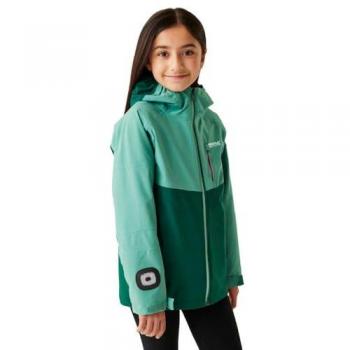Regatta Girls Trekktain 3-in-1 Jacket - Rain Forest Dusty Green, Size: 14 Years