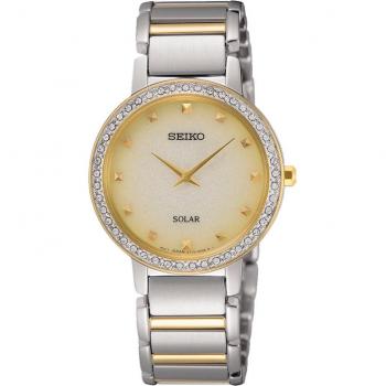 Seiko Ladies SUP448P1 - Reloj de mujer de acero con correa plateada