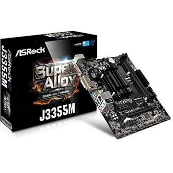 Placa Base Asrock J3355M con CPU Intel Dual Core Integrada, 2DDR3, VGA+DVI+HDMI, GBLAN, 2SATA3, 2USB3 - Micro ATX