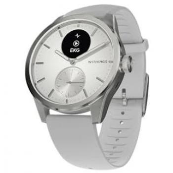 Withings ScanWatch 2 - Reloj inteligente híbrido de 42 mm con ECG, SpO2, monitoreo del sueño, resistencia al agua (5 ATM), batería de hasta 30 días