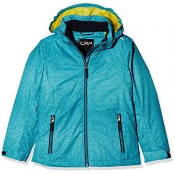 CMP Chaqueta de esquí Feel Warm Flat 5.000 39W2085 Chaqueta, Niñas, Turchese-Curacao-B.Blue, 140