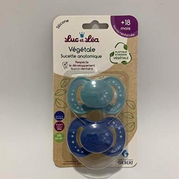 Chupete Anatómico Vegetal Azul +18 Meses Pack de 2