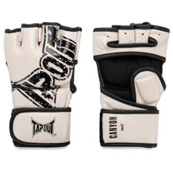 Tapout Canyon Leather MMA Sparring Gloves - Unisex Beige/Black