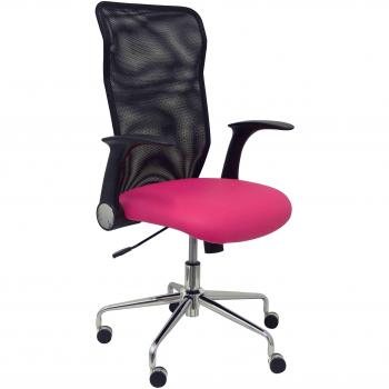 Silla de Oficina Minaya similpiel rosa