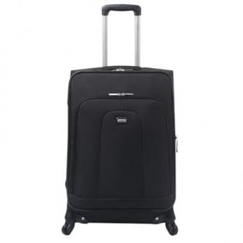 Maleta Andromeda M 2.0 - Negro, Resistente, Ruedas 360°, Mediana, 49 x 77 x 33cm, Capacidad 108.29L, Manija Telescópica,