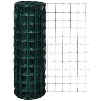 vidaXL Valla Euro Fence 10x1,7 m Malla de Acero 100x100 mm Poste Cerca Jardín