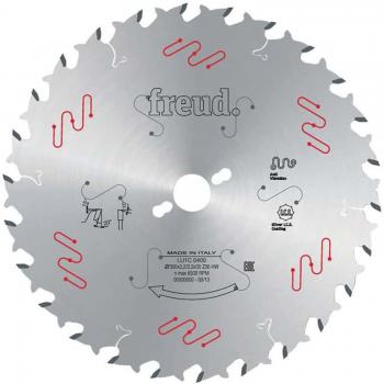 Sierra circular Freud de 350 mm - 30 dientes - para madera maciza - F03FS04603