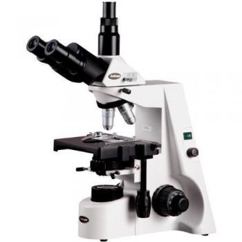 AmScope T690A Trinocular Compound Microscope, 40X-1500X Magnification, WH10x and WH15x Super-Widefield Eyepieces, Infinity Objectives, Brightfield, Kohler Condenser, Double-Layer Mechanical Stage by AmScope