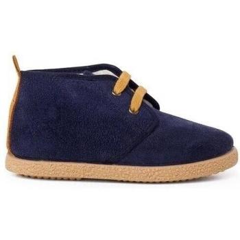Botas de Niño Pisamonas Forro Borrego Tira Camel Trasera