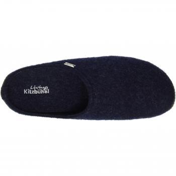 Living Kitzbühel Unisex Adults' Walkpantoffel mit Fußbett Hohe Salve Slippers, Blau