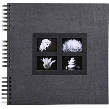 Álbum de Fotos Espiral Passion 32x32 cm - 60 Páginas Negras - Capacidad para 360 Fotos