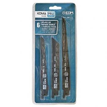 Hoja Sierra Koma Tools - Recambios Multicolor - KIT 6 CUCHILLAS DE RECAMBIO PARA REF: 08776 KOMA TOOLS PRO SERIES BATTERY