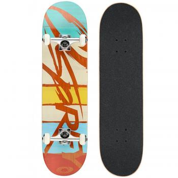 Brush Stroke 31 Skateboard Double Kick Street Complete Board by Osprey