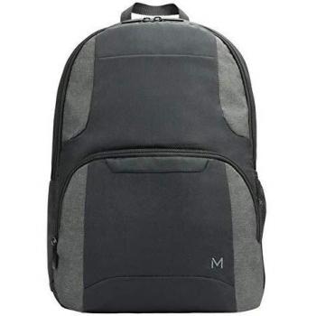 Mobilis - Mochila Compatible con Ordenador portátil o Tablet Negro y Gris