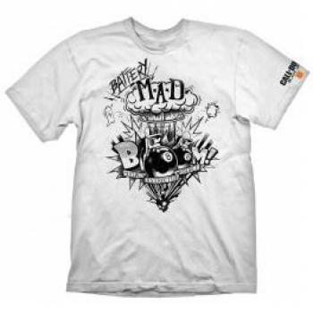 Camiseta de Manga Corta Battery Mad Call of Duty: Black Ops 4 Talla XL