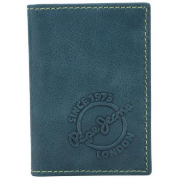 Pepe Jeans Relief Tarjetero, 0.06 Litros, Color Azul