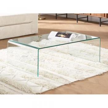 Mesa de Centro Alonzo - Cristal Templado Curvado