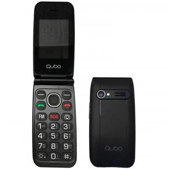 Teléfono Móvil Qubo Neo NW Negro 2.4 Concha