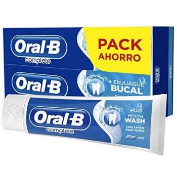 Oral-B Complete Plus Con enjuague bucal Pasta Dentífrica 2 x 75 ml