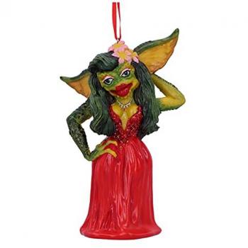 Adorno Navideño Gremlin Greta - Decoración de Árbol de Navidad, 13 cm, Color Rojo, Caja de 6 Unidades