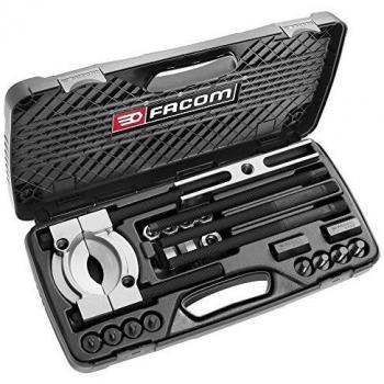 Extractor Hidráulico de Rodamientos Facom U.53J2, 12 Piezas con Composición de Desmontaje de 110 mm y Brazo