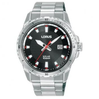 Reloj de Hombre Lorus Sport RX367AX9 - Analógico Solar, Acero Inoxidable, Correa de Acero, Función de Fecha