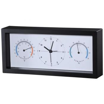 Hama TH33-A Higrómetro Analógico, Negro, 28.50x15.50x6.20 cm