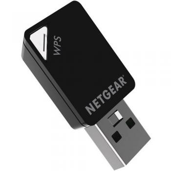 Netgear A6100-100PES - Adaptador de Red Micro USB Inalámbrico de Banda Dual con Tecnología WiFi AC750, Compatible con USB 1.1, 2.0 y 3.0