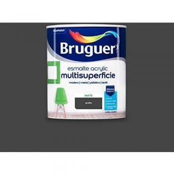 Bruguer Acrylic Multisuperficie Esmalte al agua Mate Grafito 750 ml