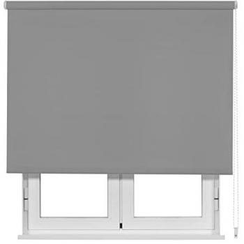 Estor Enrollable Traslúcido Básico Gris 150x250 cm - Fabricado en España - Garantía 5 Años