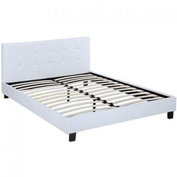 habitatetjardin Cama Julia Color Blanco - 160 x 200 cm