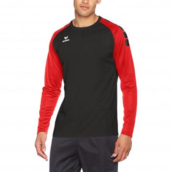 Erima Tanaro para hombre/2.0 Camiseta Manga Larga Tanaro 2.0 Negro/Rojo, rojo/negro, small