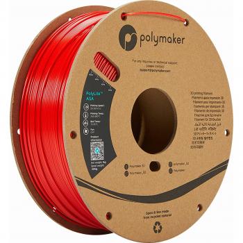 Filamento Polymaker PolyLite ASA 1,75 mm - 1000 g - Rojo - UV-resistente y resistente a la intemperie