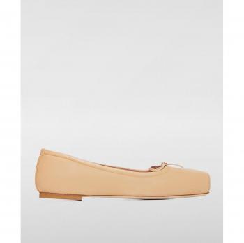 AEYDE Women's Pink Nappa Ballerina Flats - Size 38