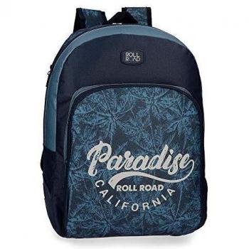 Roll Road Palm Mochila Escolar Adaptable a Carro Azul 33x44x13,5 cms Poliéster 19.6L